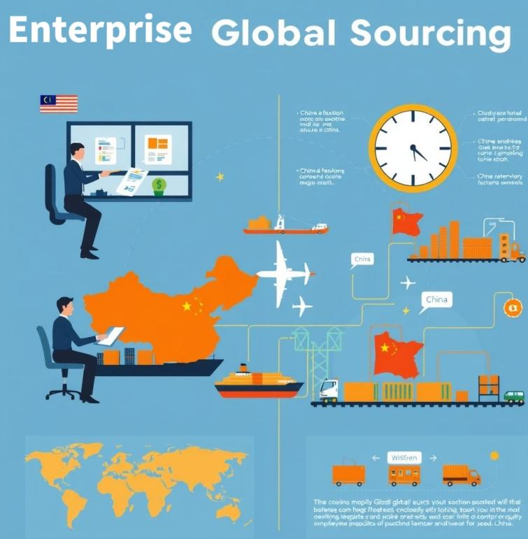 How do enterprises start sourcing products from China?